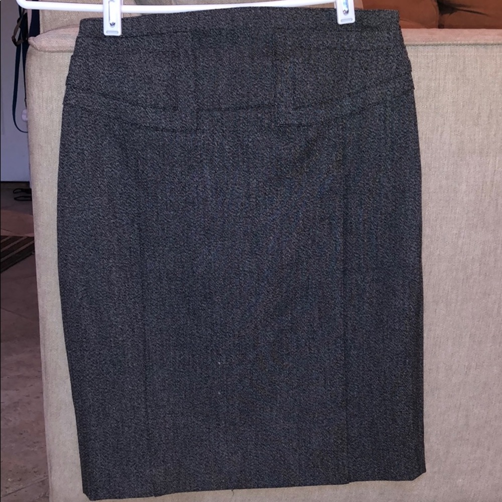 Grey Pencil Skirt